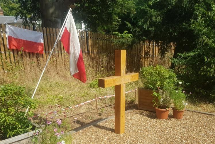 Memorial garden opened on site of post-war refugee camp for Poles