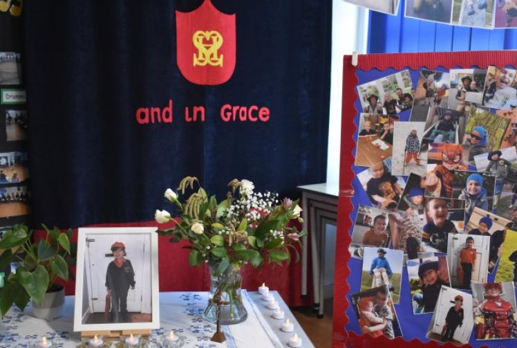 Couple launch appeal in memory of son at school