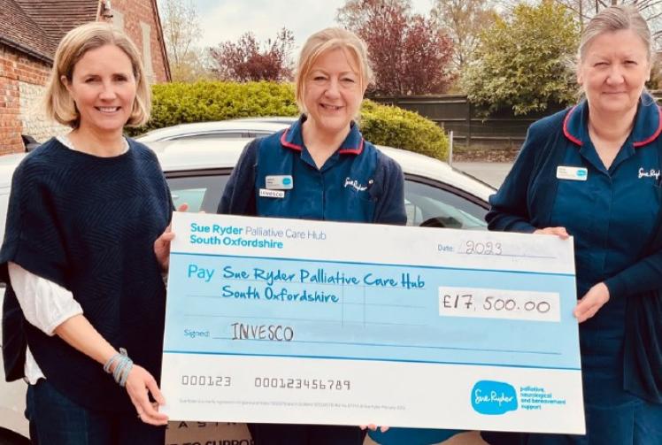 Invesco sponsors charity nurse for third year