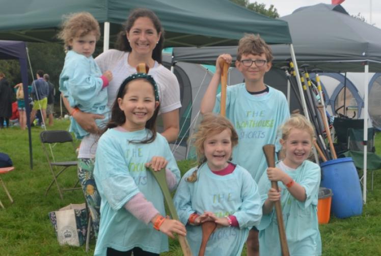 Crews get wet (not just from rain)