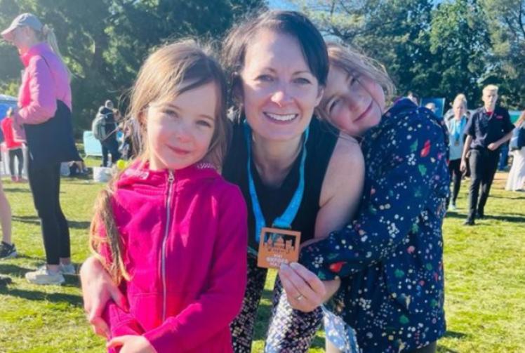 Girl, 13, runs half marathon for charity