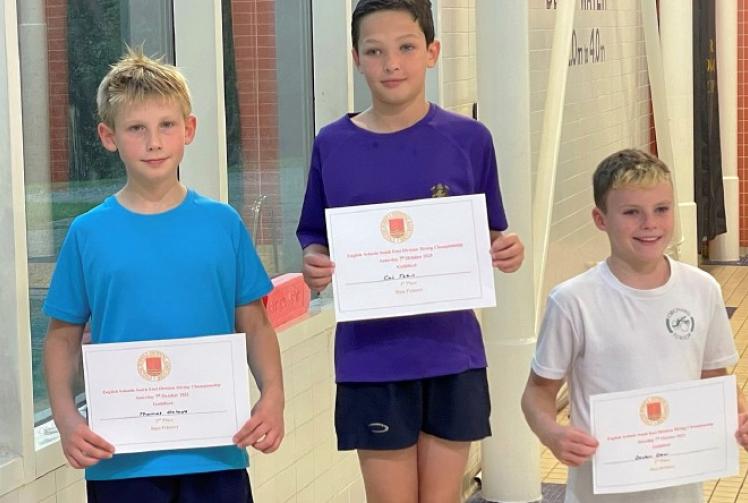 Diving boy qualifies for national competition