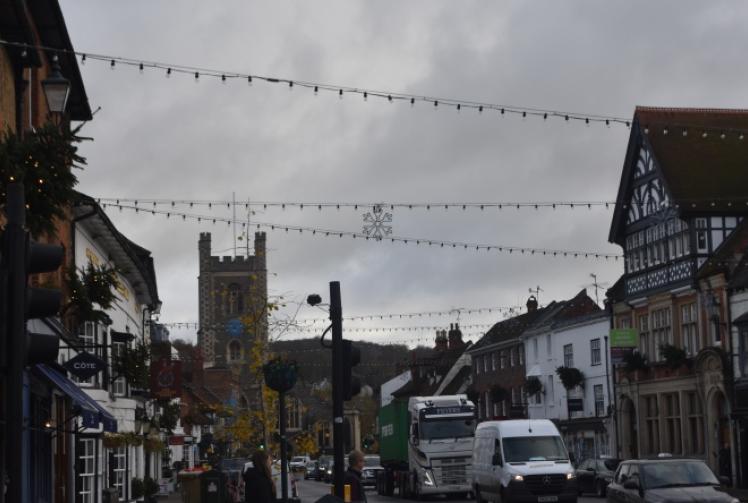 Traders delighted with new festive lights and free trees