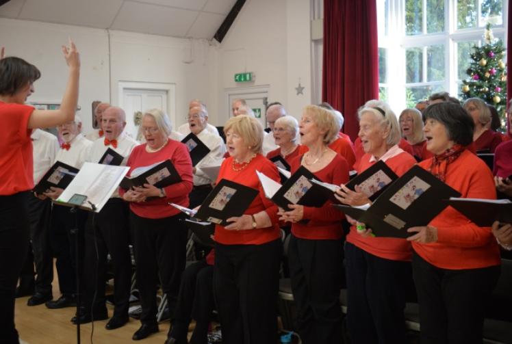 Choir fill hall for Christmas concert