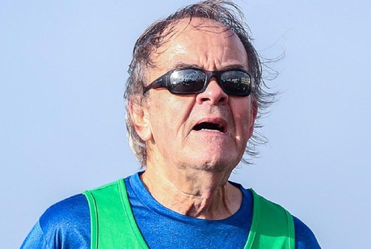 Athlete wins England vest for third time... at age 75