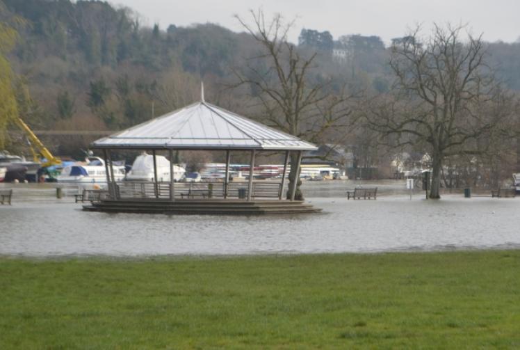 Flooding returns after downpours but is not as bad as last time