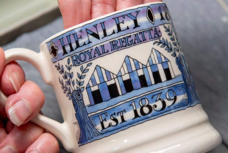 New ceramic mug with river scenes to mark 185th year of royal regatta
