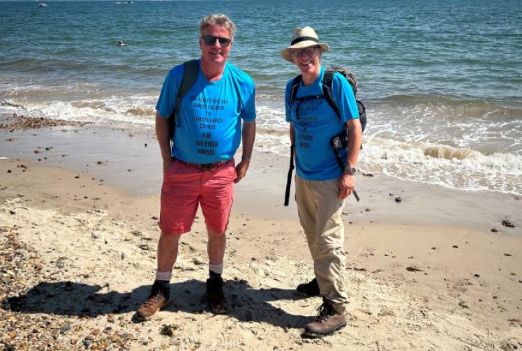 Brothers repay mother’s carers with charity walk