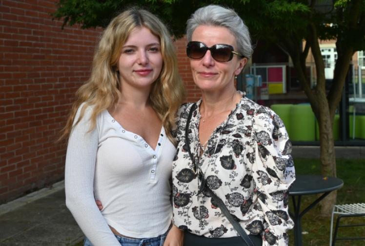 ‘How nice it is to get back to a classic results day and celebrate together’