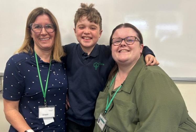 School rallies to support boy with muscle disease