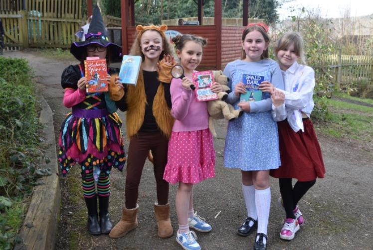 Dressing up as favourite characters to celebrate joy of reading