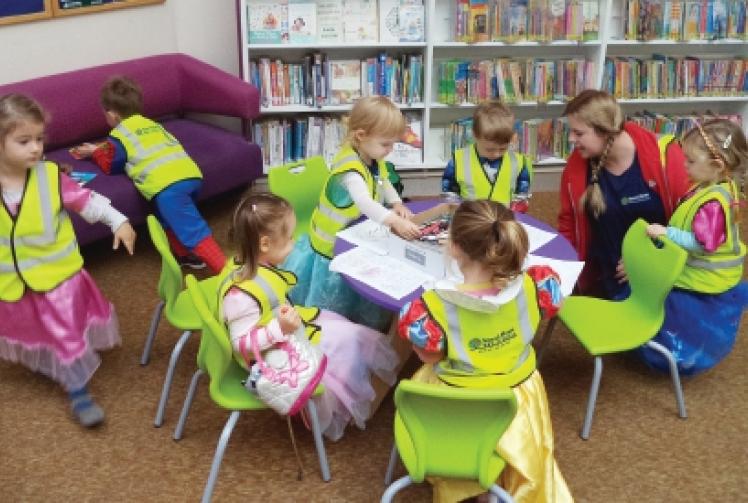 Logging children's daily achievements