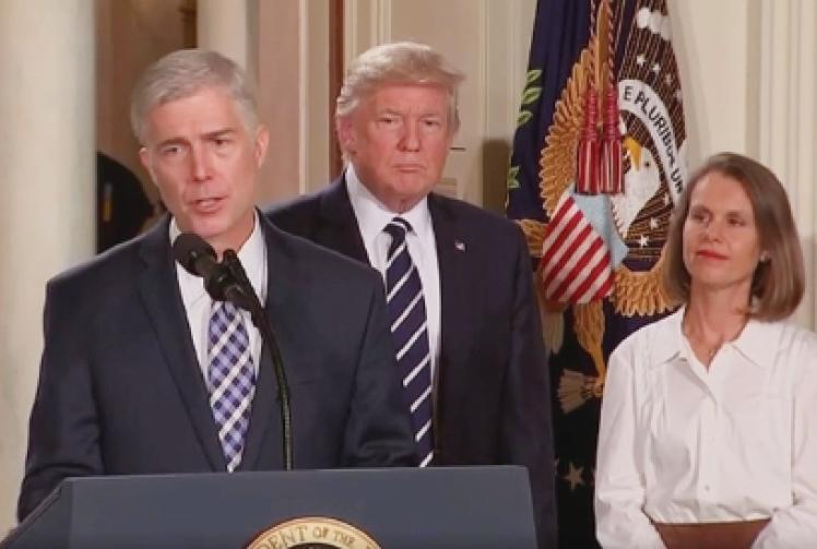 Trump's court nominee likes rowing, fishing and Churchill