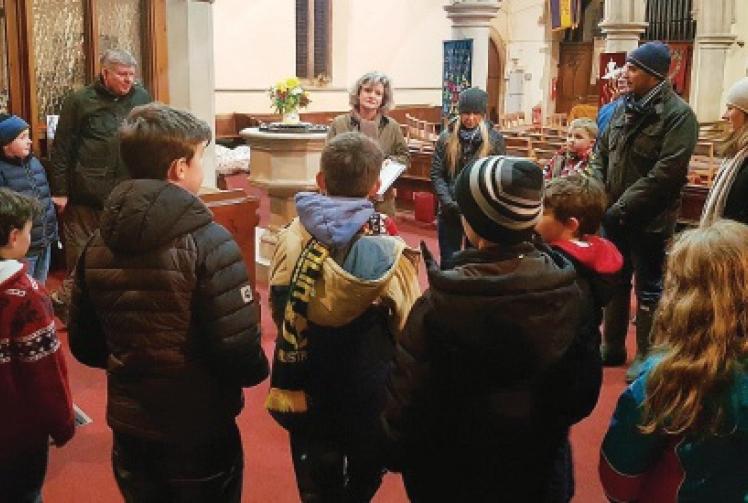 Children's night-time nature walk for Citizen Science project