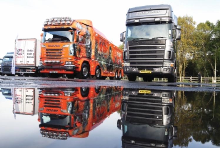 Big increase in rush hour HGVs