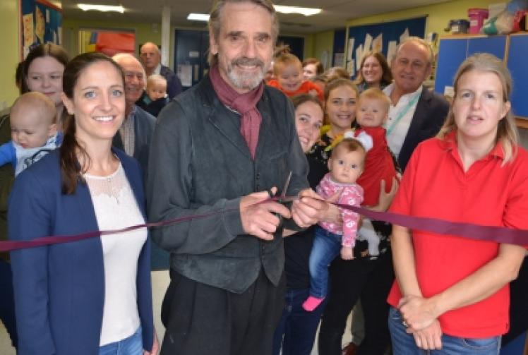 Stage and screen actor praises revived children's centre