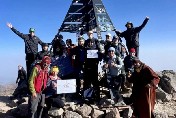 Hike up mountain raises £13,000 for disabled charity