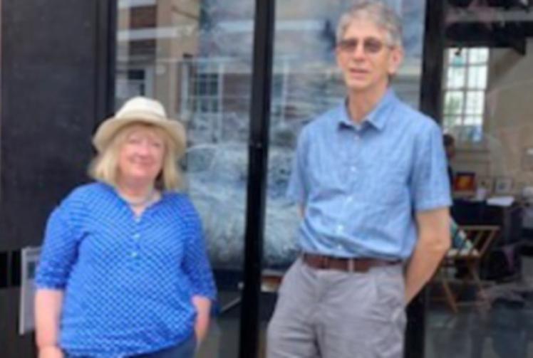 Artists’ sweet harmony of pastels and painting