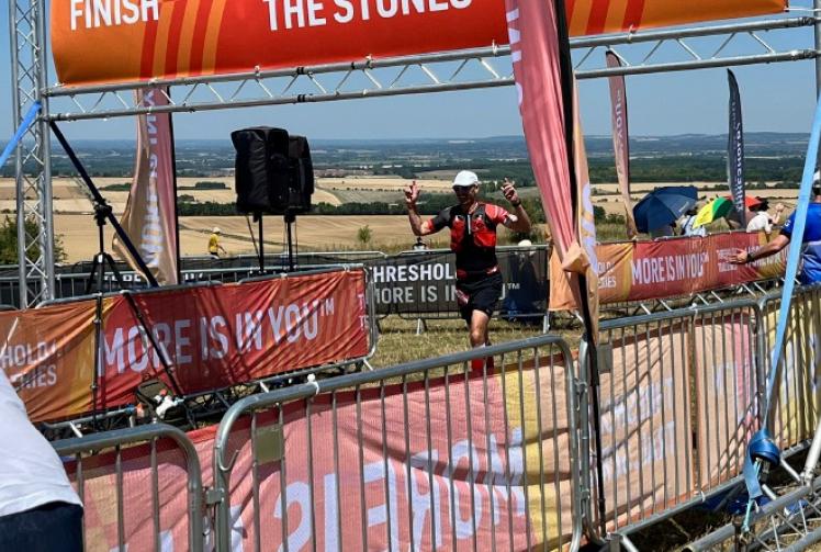 Runner overcomes injury to complete Stones race