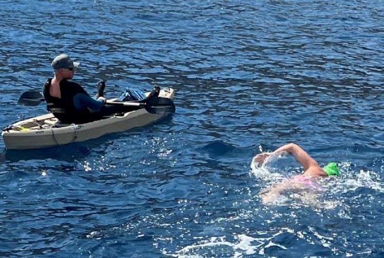 Mermaid’s new swim milestone