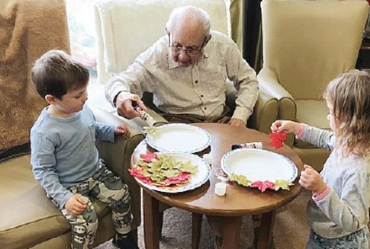 Day nursery is bringing young and old together