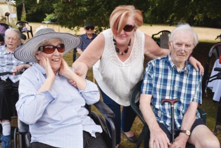 Care home holds garden party