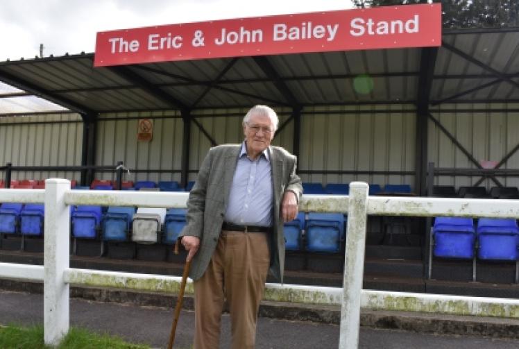 Triangle Ground stand named after club stalwarts
