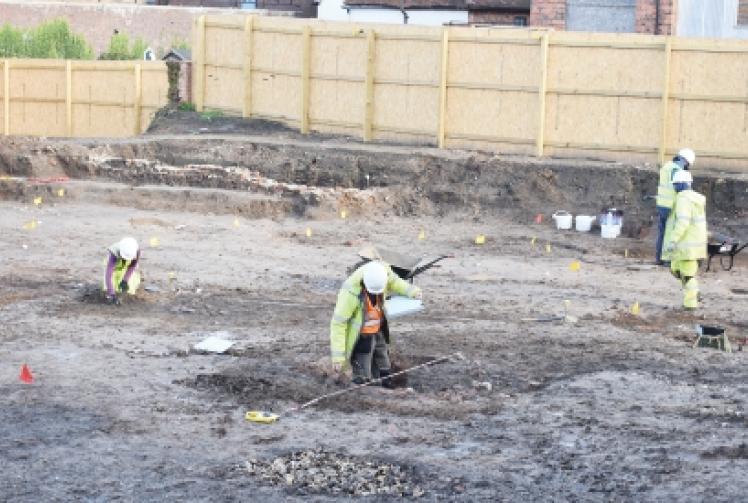 Roman pottery fragment found at development site