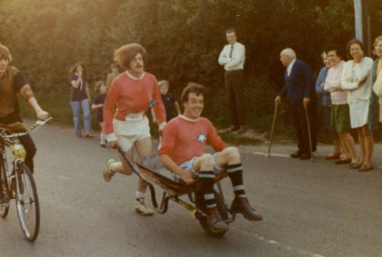 Wild wheelbarrow race returns after 30 years