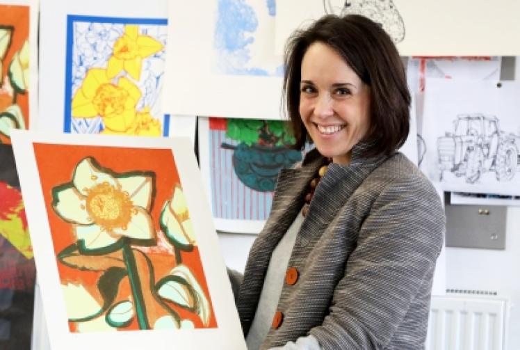 Easels at the ready for summer show