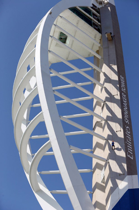 ICONIC:  The Emirates Spinnaker Tower.